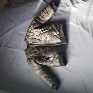 Little kids boys girls hunter green puffer jacket